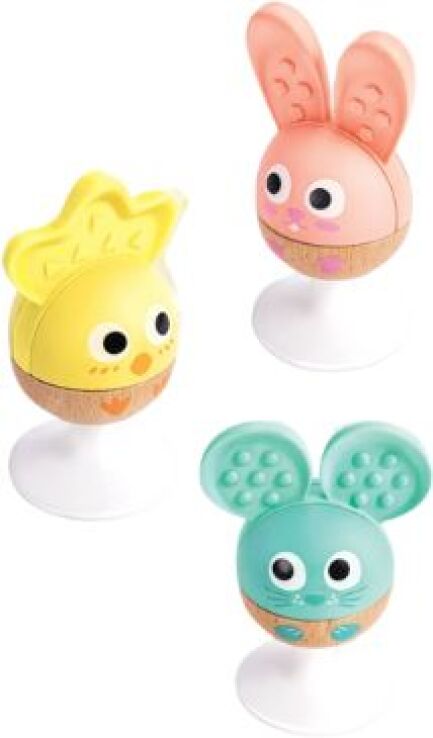 Hape Early Explorer Ξύλινη Κουδουνίστρα Ζωάκια Cheery Critter Rattle (E0123) (0)