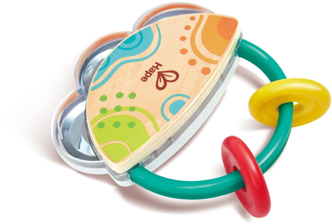 Hape Early Explorer Ξύλινη Κουδουνίστρα Tiny Rattle (E0128K) (0)