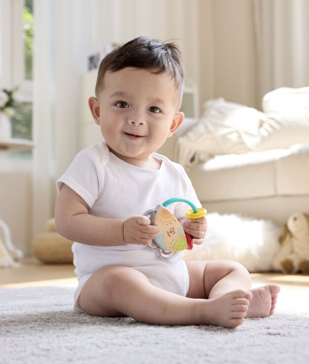Hape Early Explorer Ξύλινη Κουδουνίστρα Tiny Rattle (E0128K) (3)