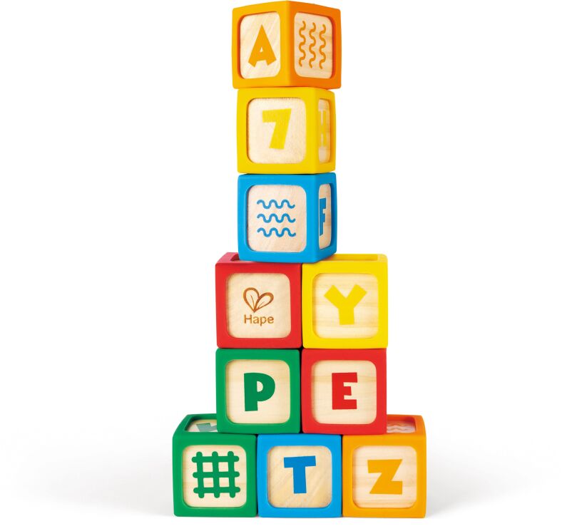 Hape Early Explorer Ξύλινα Τουβλάκια Smart Start 10Τμχ (E0131K) (3)