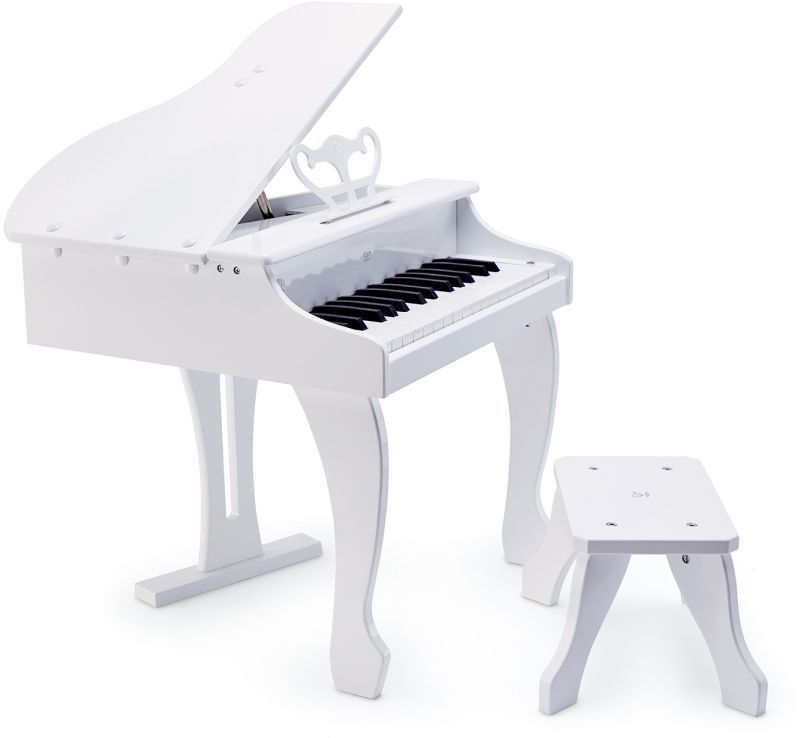 Hape Early Melodies Ξύλινο Πιάνο 30 Κλειδιά Deluxe-White (E0338) (3)