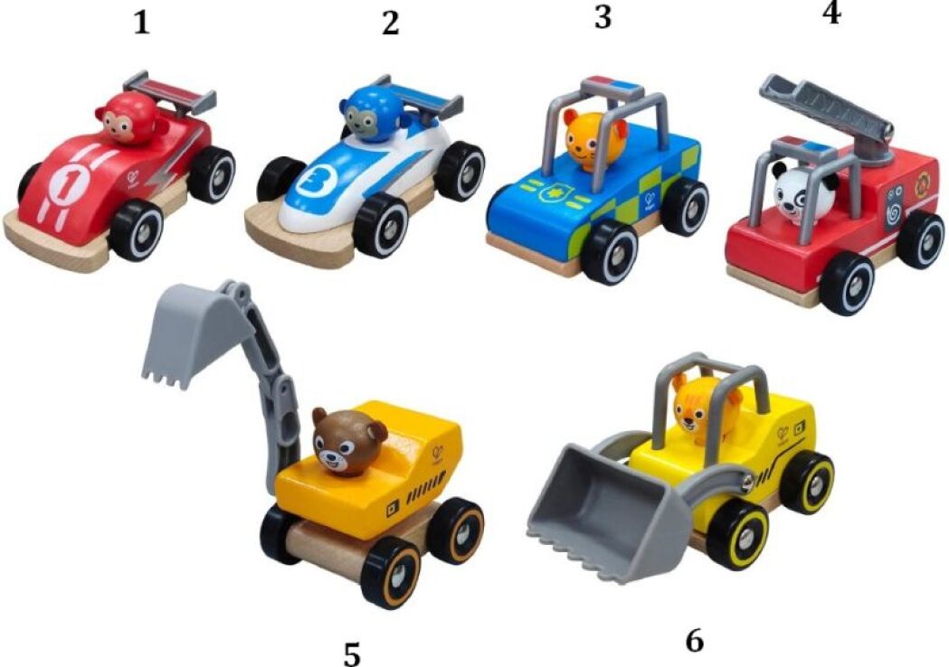 Hape Early Explorer Ξύλινο Wild Rider Όχημα-6 Σχέδια (E0486A) (1)