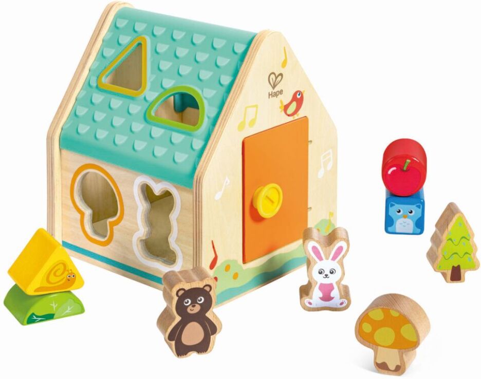 Hape Early Explorer Ξύλινο Critter House Shape Sorter (E0515A) (0)
