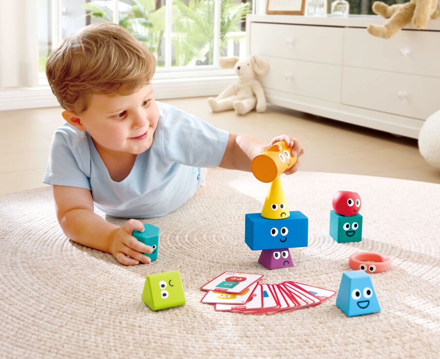 Hape Early Explorer Ξύλινο Montessori Stacking Blocks (E0531K) (2)