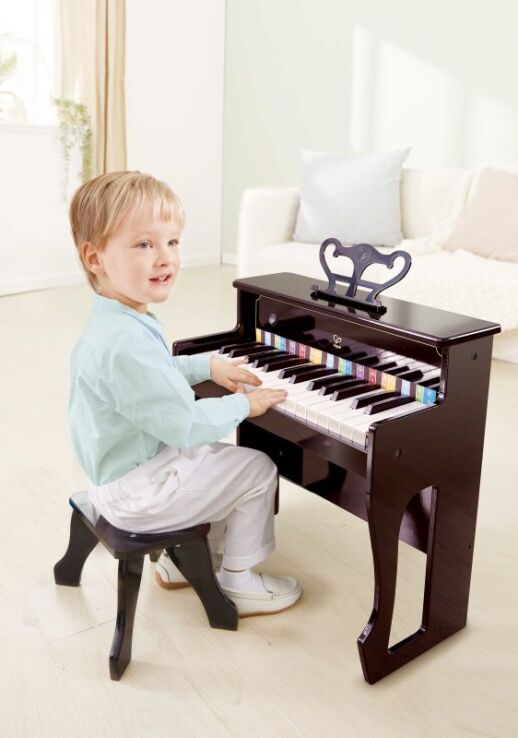 Hape Early Melodies Ξύλινο Πιάνο Upright With Sound (E0631A) (3)