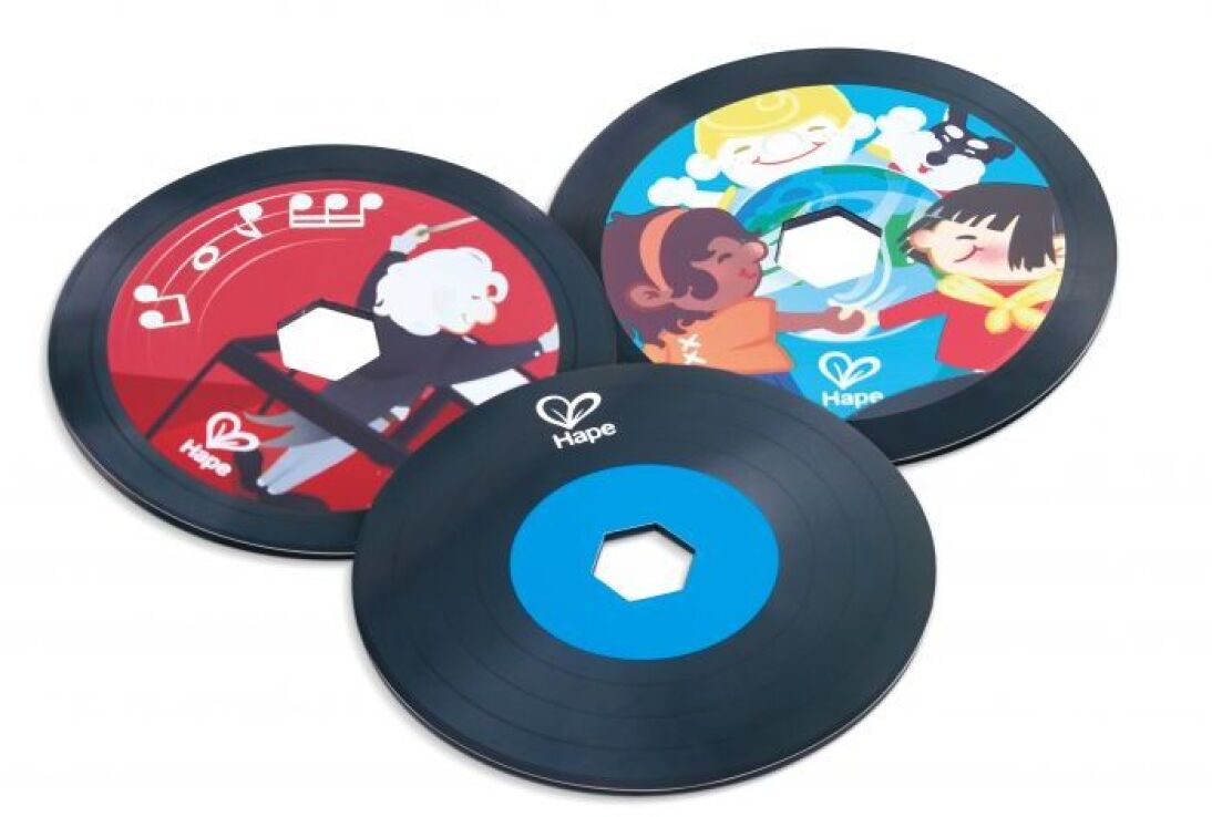 Hape Early Melodies Ξύλινος Φωνογράφος Tune Time (E0641K) (2)