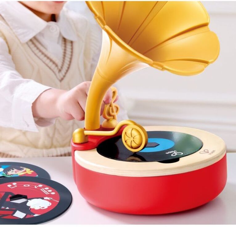 Hape Early Melodies Ξύλινος Φωνογράφος Tune Time (E0641K) (4)