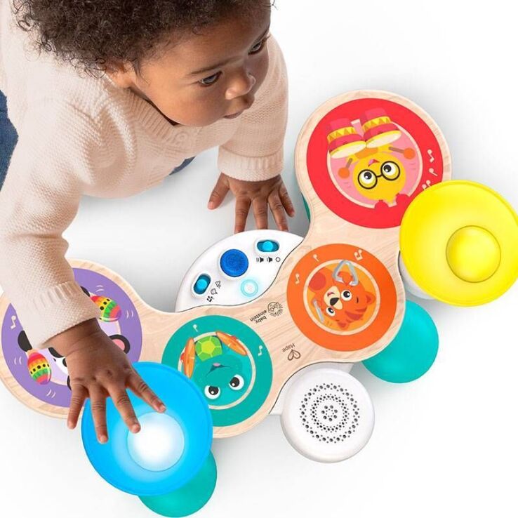Hape Kids II Ξύλινο Together In Tune Drums (800900G53-12804) (2)