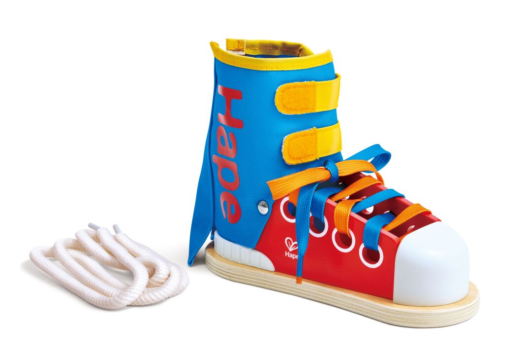 Hape Totally Amazing Ξύλινο Εκπαιδευτικό Παπούτσι Με Κορδόνια (E1117) (0)