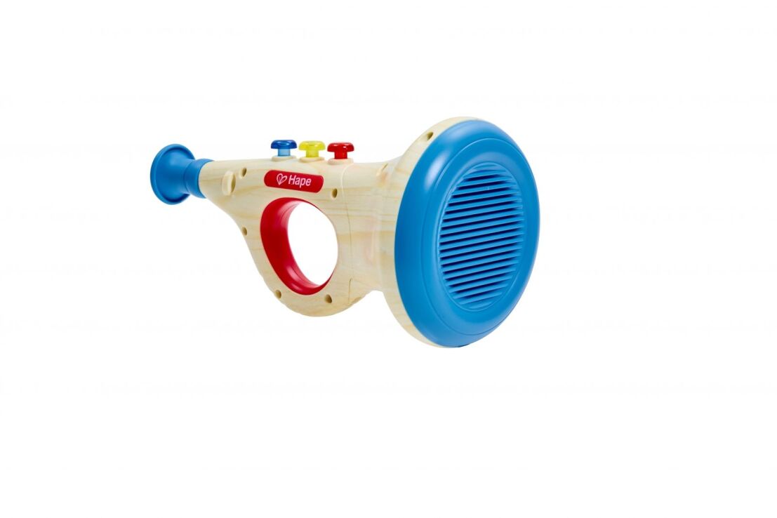 Hape Early Melodies Ξύλινη Τρομπέτα Pixel (E1228K) (4)