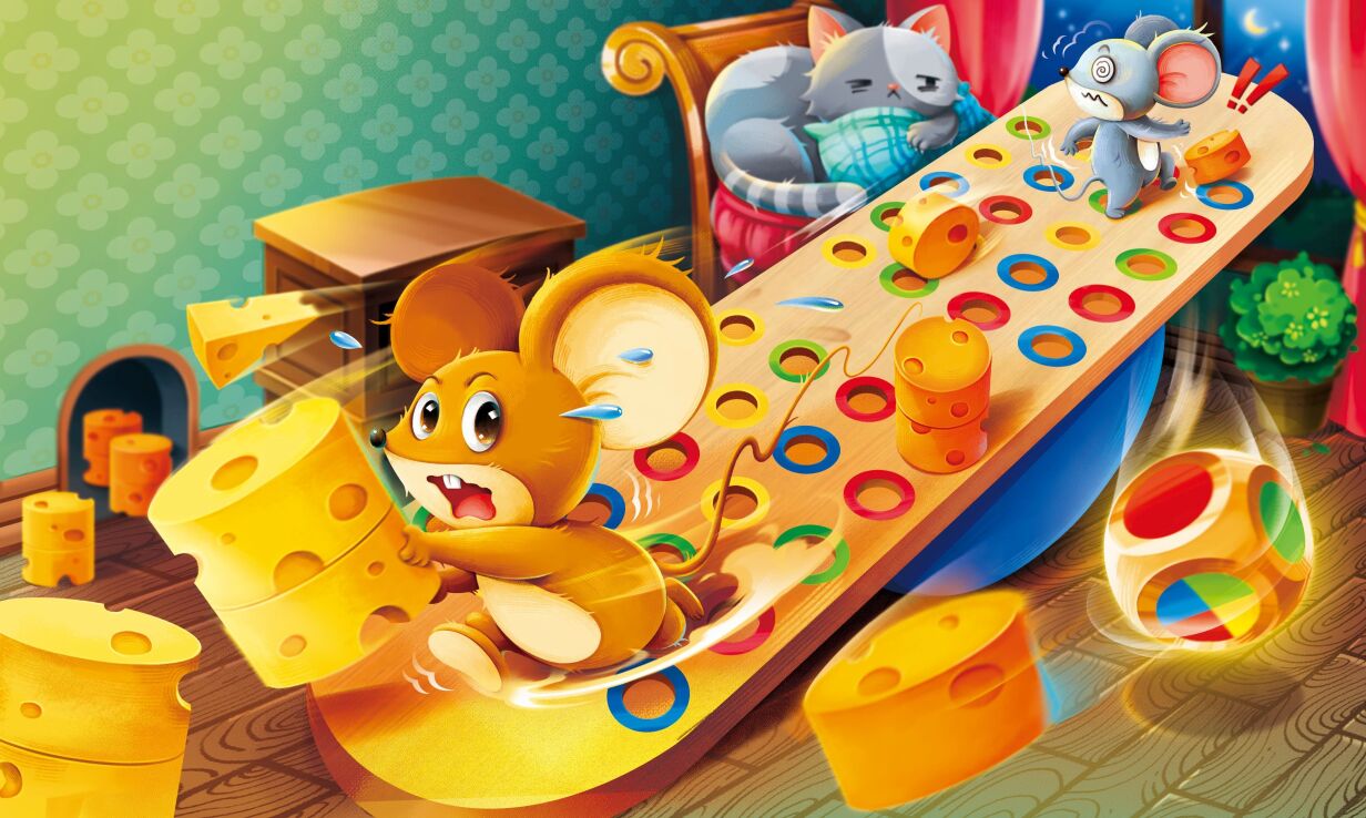 Hape Early Explorer Ξύλινο Balance Don't Wake Up The Cat (E1669A) (1)