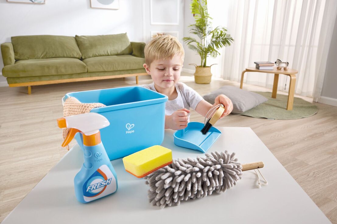 Hape Scoot-Around Ξύλινο Σετ Καθαρισμού (E3054A) (3)