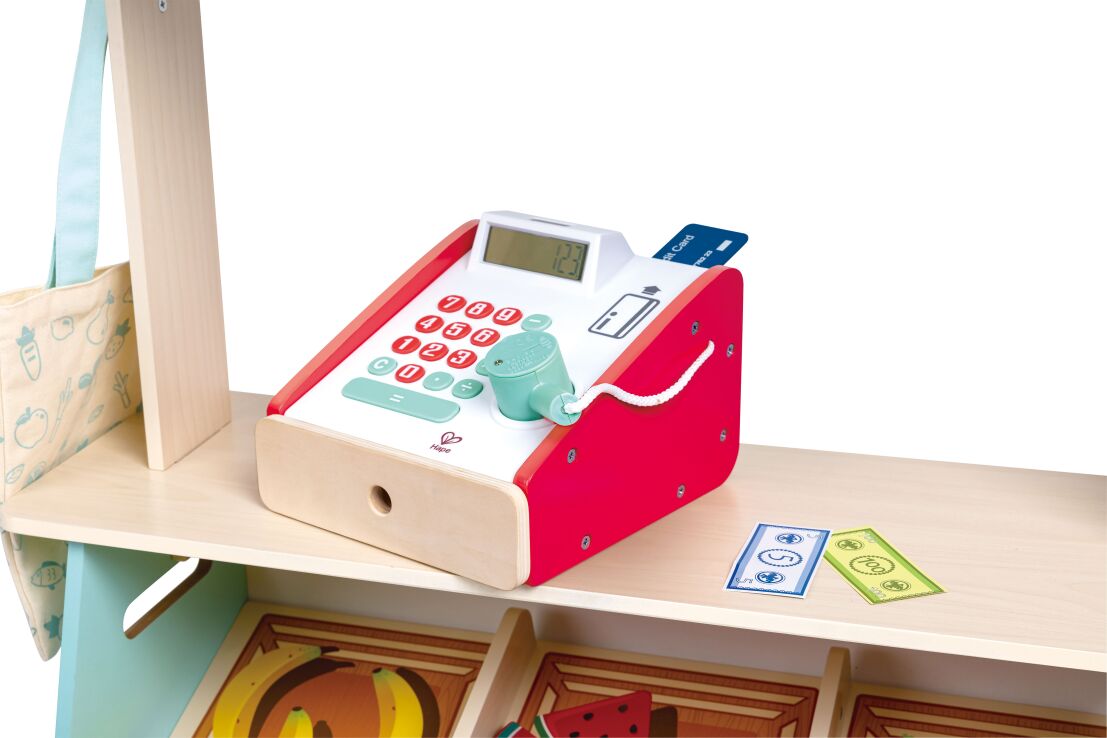 Hape Playfully Delicious Ξύλινος Πάγκος Farmer Market (E3209A) (2)