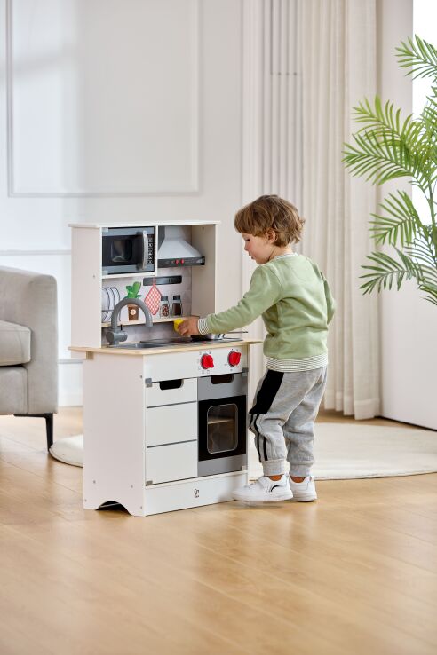 Hape Playfully Delicious Ξύλινη Κουζίνα Super Serve (E3211A) (9)