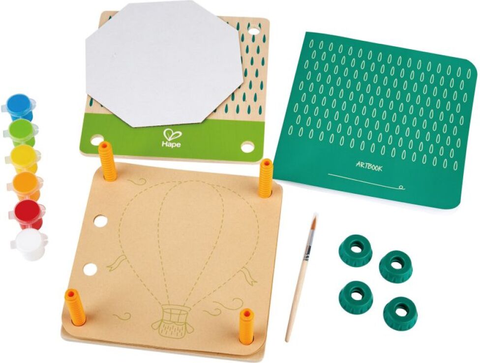 Hape Early Explorer Ξύλινο Σετ Flower Press DYI (E5574A) (1)