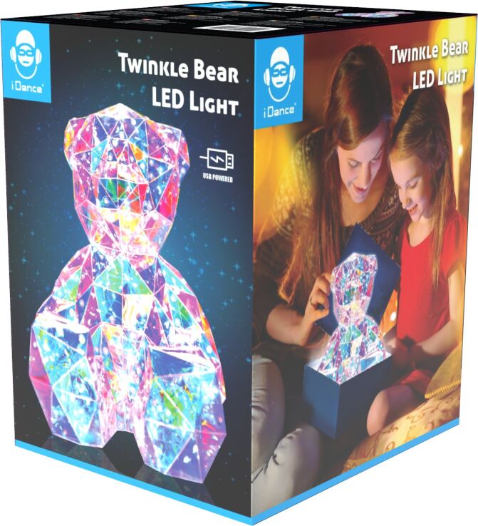 iDance Origami Bear With Lighting 25cm. (LBEAR25) (1)