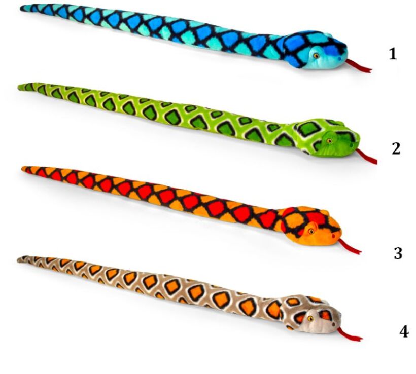 Keel Eco Λούτρινο Φίδι 200cm-4 Σχέδια (SE1167) (1)