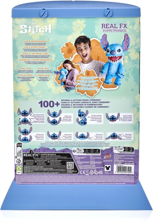 WOW Λούτρινο Disney Stitch Real FX 45cm (DIS-1022-01) (10)