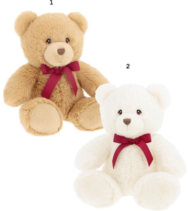 Keel Eco Λούτρινο Αρκούδα Harry 30cm-2 Σχέδια (SE3321) (1)