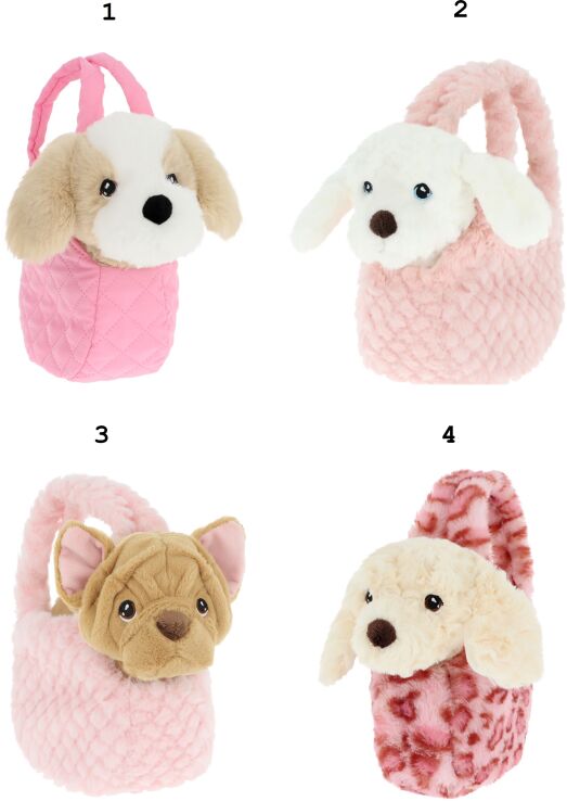 Keel Eco Λούτρινα Κουταβάκια With Bag 18cm-4 Σχέδια (EP3558) (1)