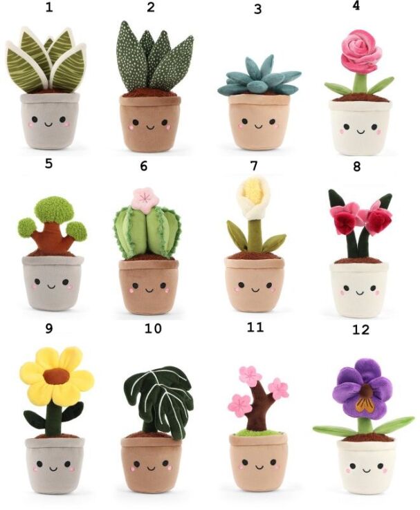 Keel Eco Λούτρινο Botanical Garden Λουλούδια 14cm-12 Σχέδια (SE4951) (1)