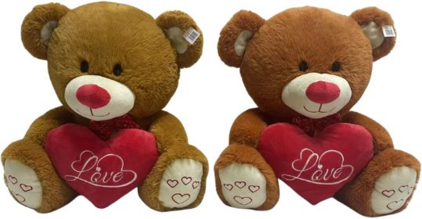 QF Λούτρινο Αρκούδα με Καρδιά 49cm-2 Σχέδια-1Τμχ (UT24-A070-19) (0)