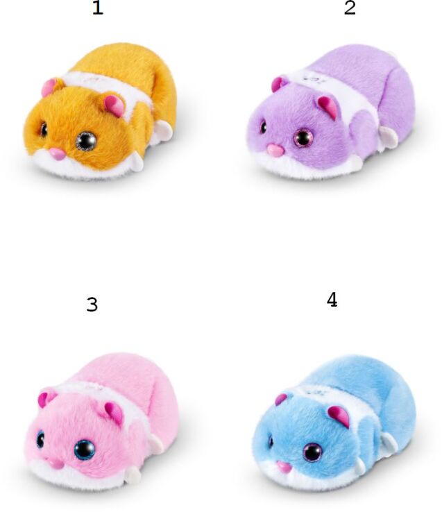 Zuru Λούτρινο Pets Alive Hamstermania Series 1-4 Σχέδια (9543) (1)