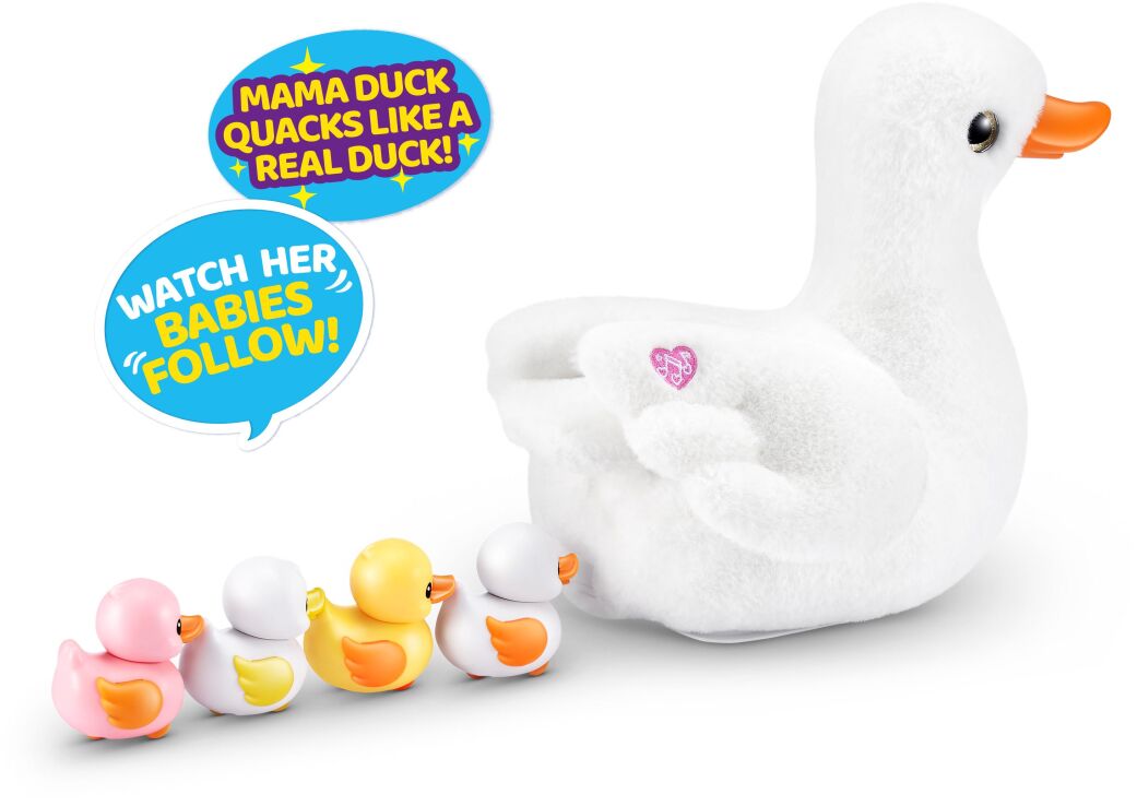 Zuru Λούτρινο Pets Alive Mama Duck& Baby (9548) (6)