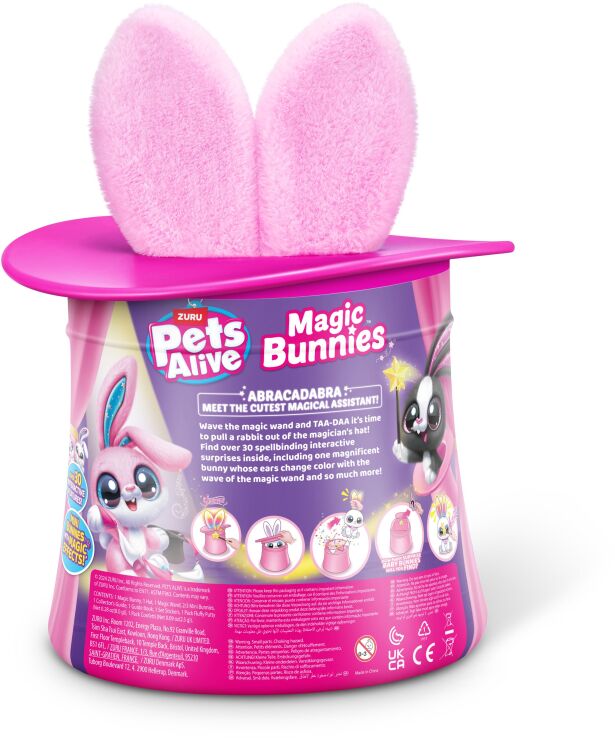 Zuru Λούτρινο Pets Alive Magic Bunny Series 1-3 Σχέδια (9549) (12)