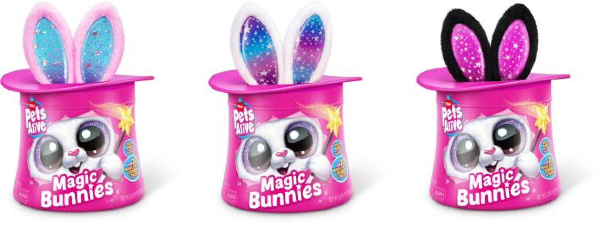 Zuru Λούτρινο Pets Alive Magic Bunny Series 1-3 Σχέδια (9549) (2)