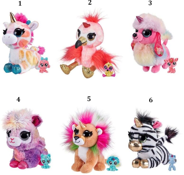 Zuru Λούτρινο Coco Surprise-Cones Fantasy-6 Σχέδια (9608SQ1) (1)