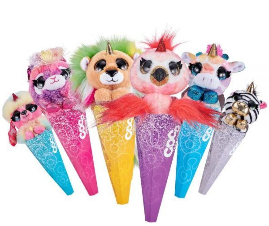Zuru Λούτρινο Coco Surprise-Cones Fantasy-6 Σχέδια (9608SQ1) (2)