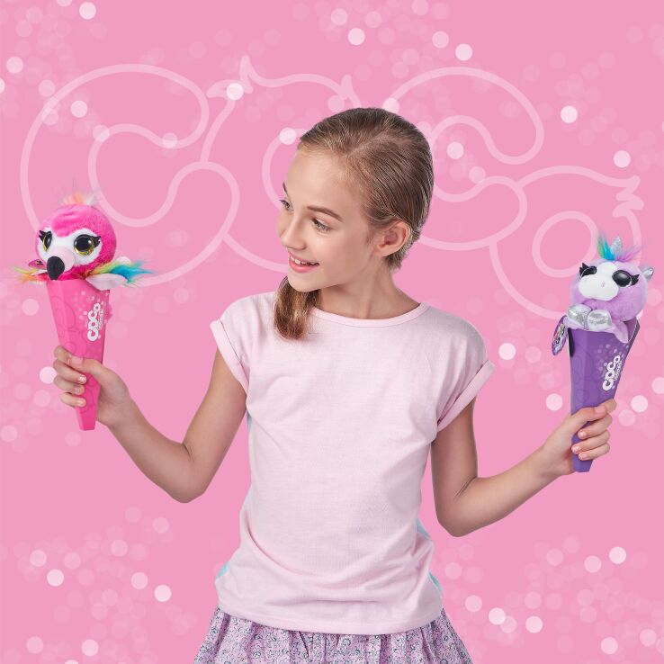 Zuru Λούτρινο Coco Surprise-Cones Fantasy-6 Σχέδια (9608SQ1) (4)