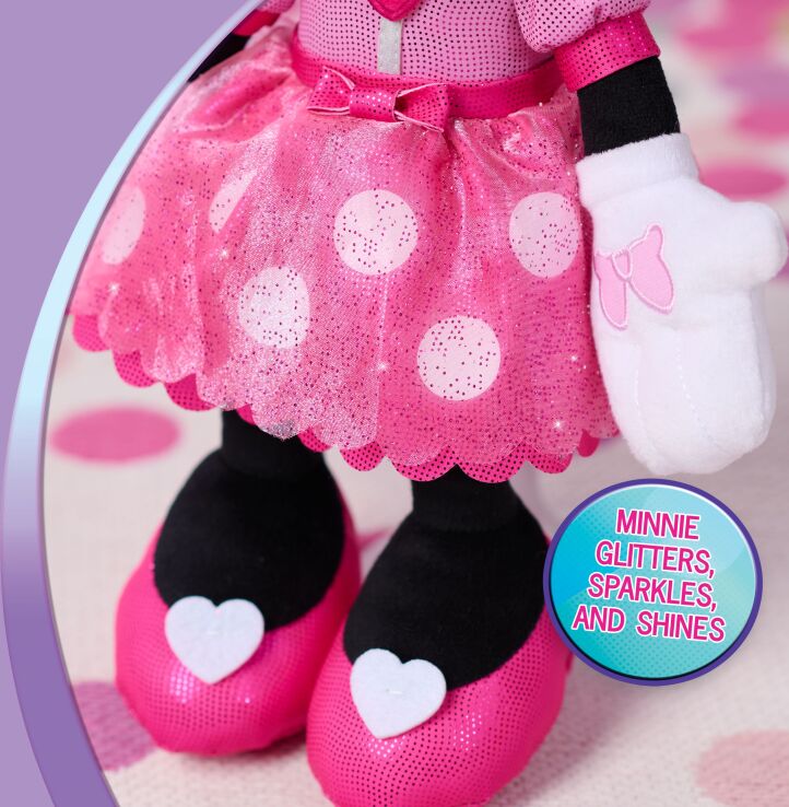 Jpl Minnie Λούτρινο Minnie Mouse 38cm (13118) (3)
