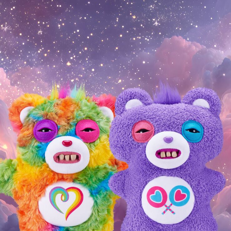 Zuru Λούτρινο Fuggler Care Bears-4 Σχέδια (15755) (8)