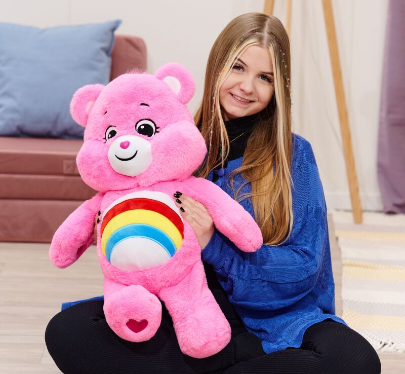 Simba Λούτρινο Care Bears Cheer Bear 60cm. (6305878024038) (1)