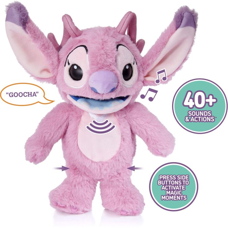 Wow Λούτρινο Disney Stitch:Angel 21cm (DIS-1038) (1)