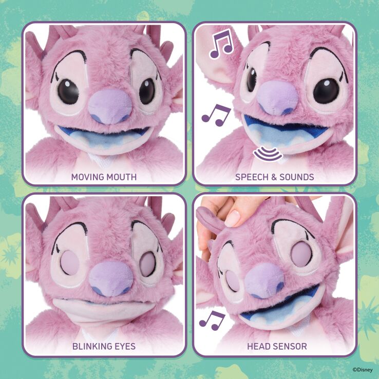 Wow Λούτρινο Disney Stitch:Angel 21cm (DIS-1038) (3)