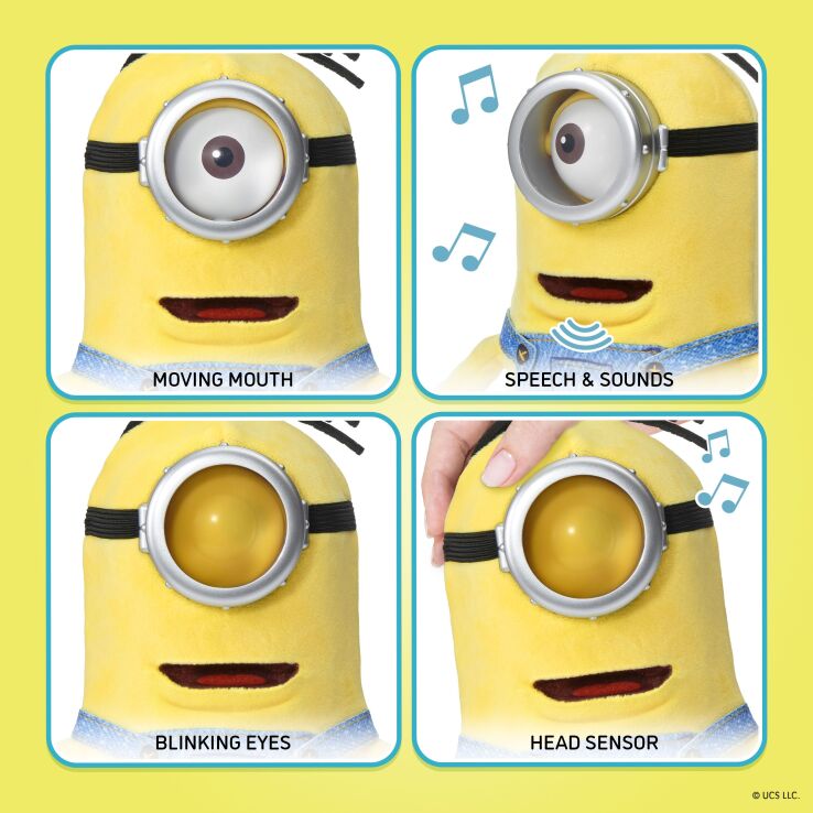 Wow Λούτρινο Minions:One-Eyed Minion 21cm (MIN-1052) (3)