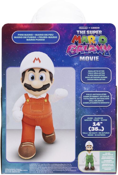 Jakks Pacific Super Mario Galaxy Movie Λούτρινο Super Mario 15'' W.1 (432364) (5)
