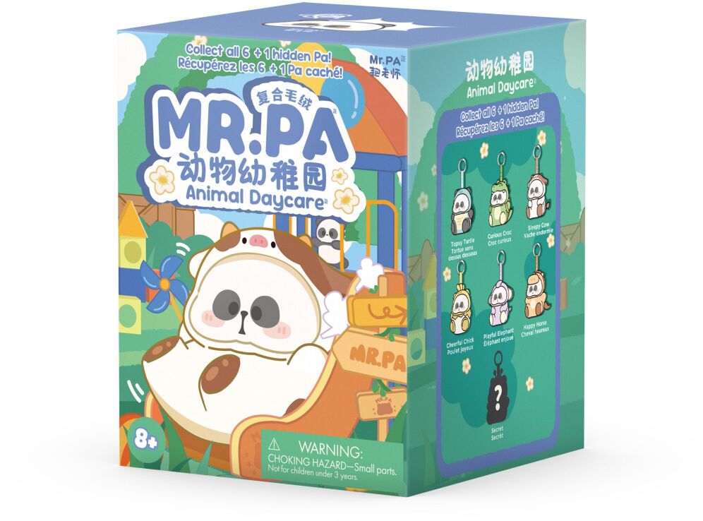 Mr.Pa Λούτρινο Μπρελόκ Animal Daycare 15cm-7 Σχέδια-1Τμχ (MR350001G) (1)