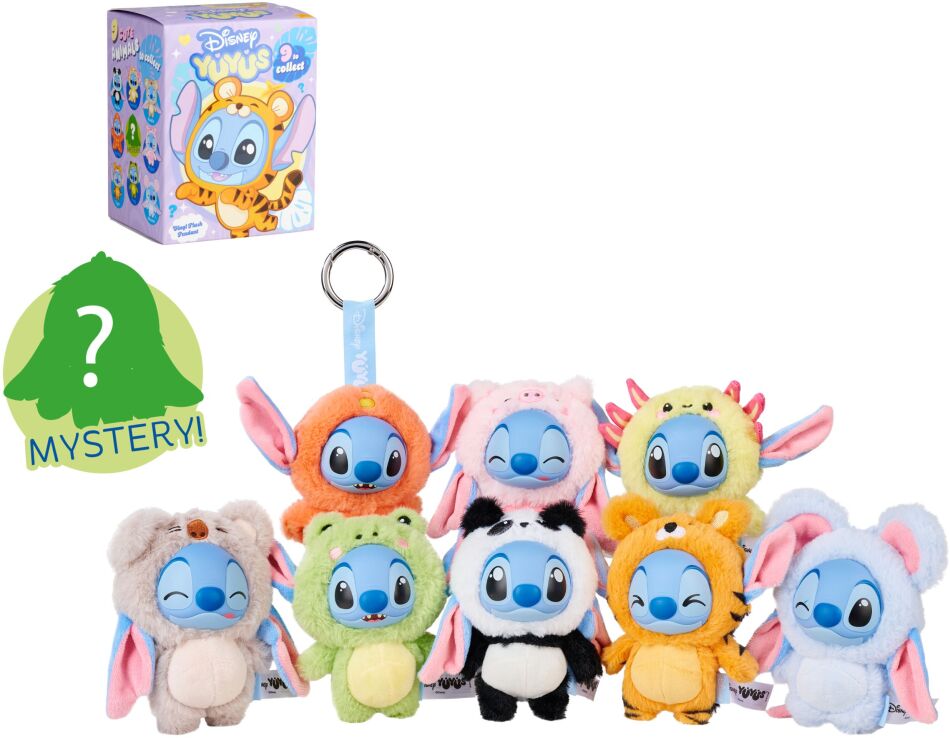 Simba Λούτρινο Μπρελόκ Disney Stitch-YuYus 12cm-9 Σχέδια-1Τμχ (6315870778) (0)