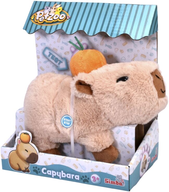 Simba Λούτρινο PetZoo Capybara 17cm (105890215) (1)