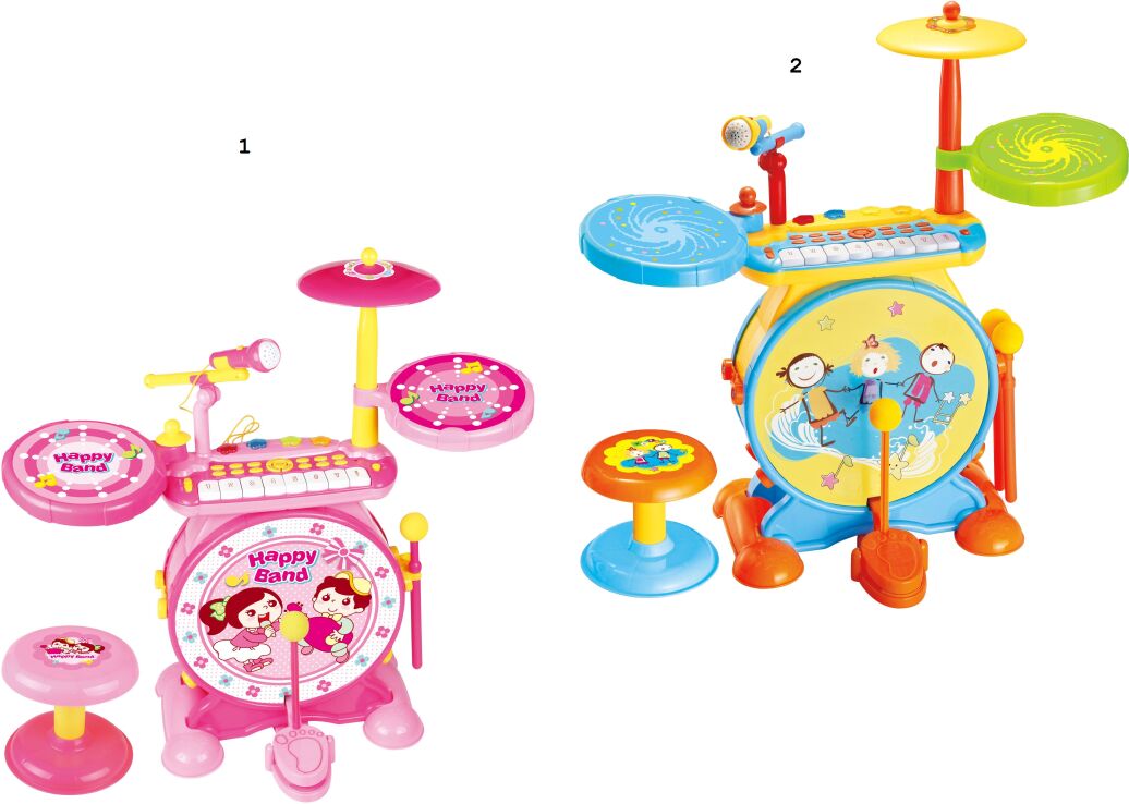 BW Αρμόνιο & Drum Set With Microphone B/O (1402-Y) (1)