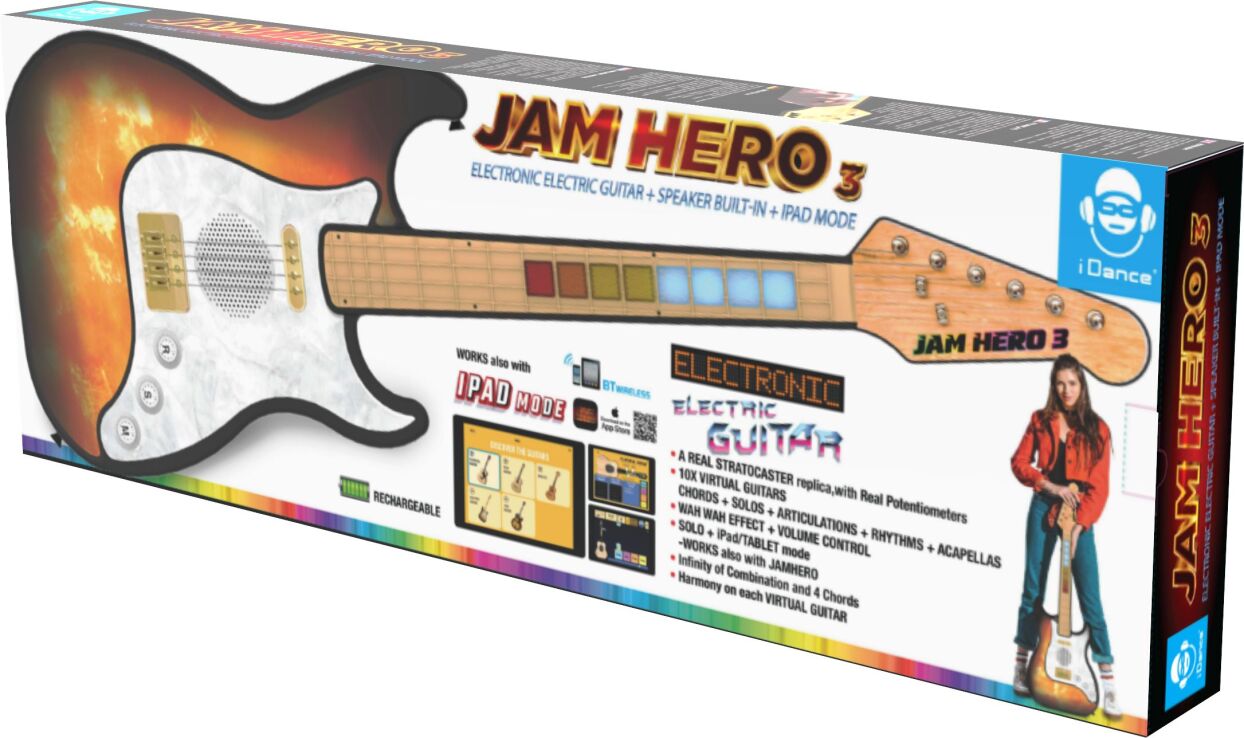 iDance Electronic Guitar Jam Hero 3 (JAMHERO3) (1)