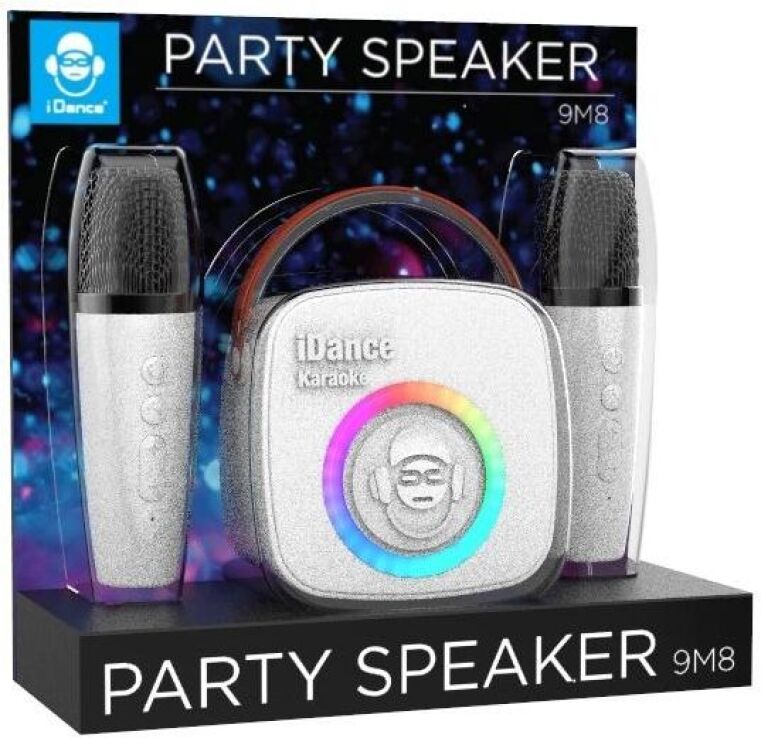 iDance Σετ Karaoke 9M8 Party Speaker White (9M8(WH) (1)