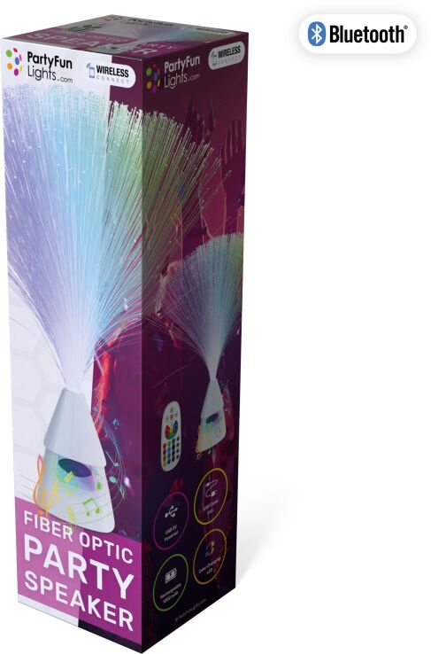 Pfl Ηχείο Bluetooth 13'' Fiber Optic Party Speaker (86815) (1)