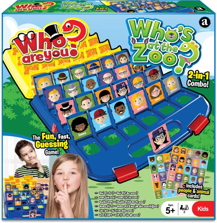 MAM Επιτραπέζιο Who Are You & Who's At The Zoo 2 In 1 (GPF026) (0)