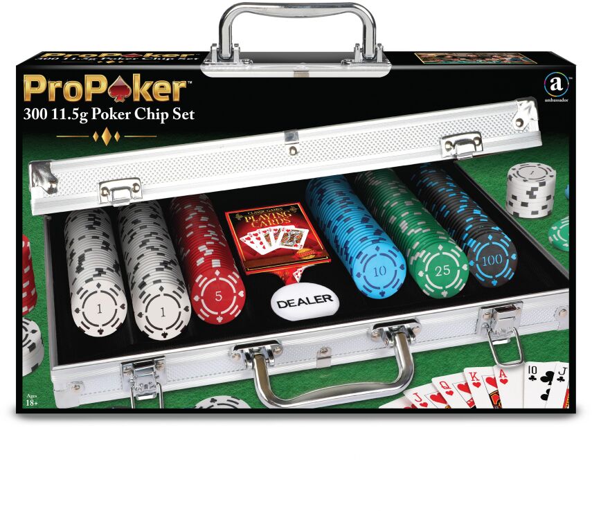 MAM Pro Poker Texas Hold'em Σετ Μάρκες 300Τμχ (PR03352SP4) (0)
