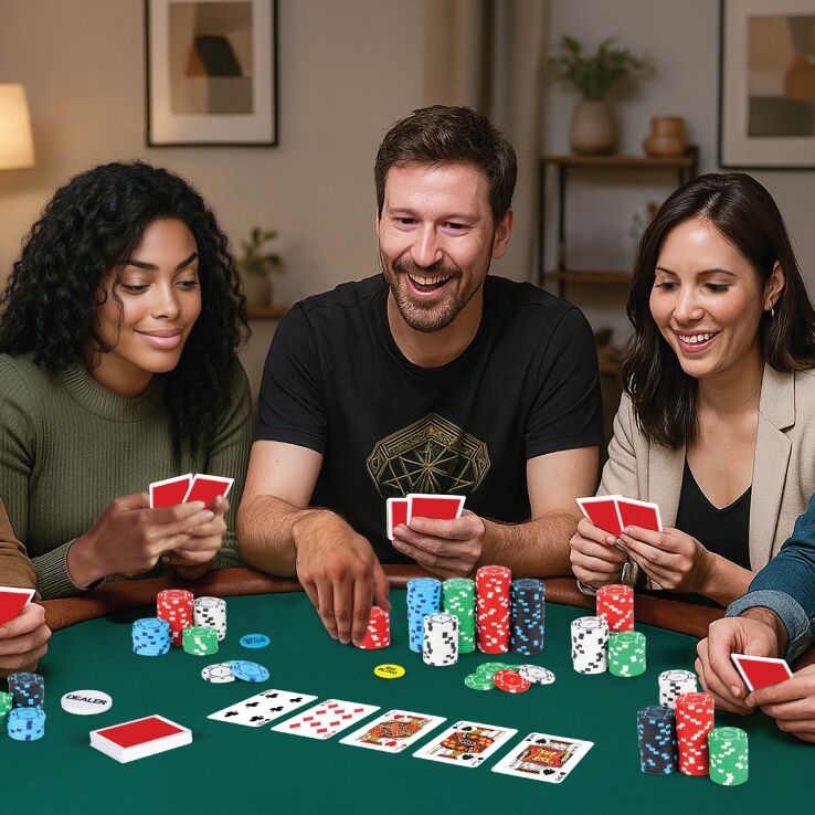 MAM Pro Poker Texas Hold'em Σετ Μάρκες 300Τμχ (PR03352SP4) (2)